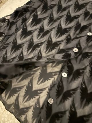 Camisa Harley Davidson Transparente Terciopelo