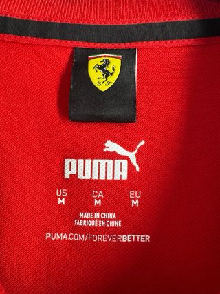 Polo Puma Scuderia Ferrari F1 Original Rojo