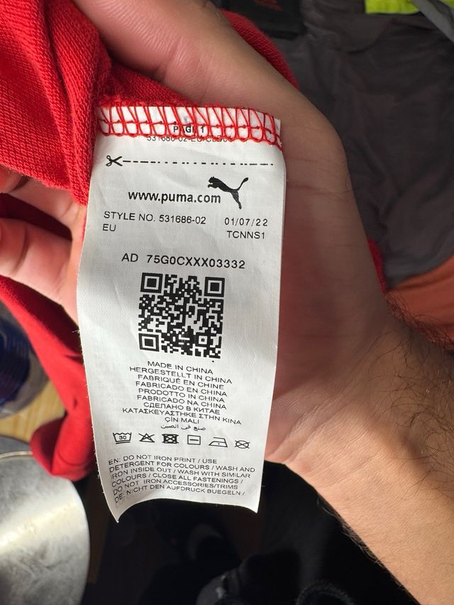 Polo Puma Scuderia Ferrari F1 Original Rojo