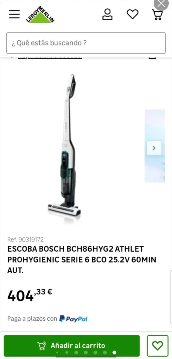 Aspiradora Bosch Athlet Serie 6 28V