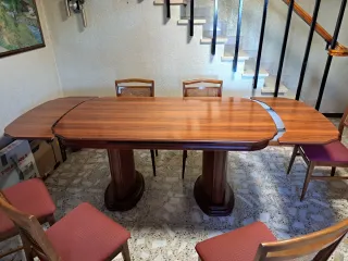 Tavolo da Pranzo Estensibile + 6 Sedie