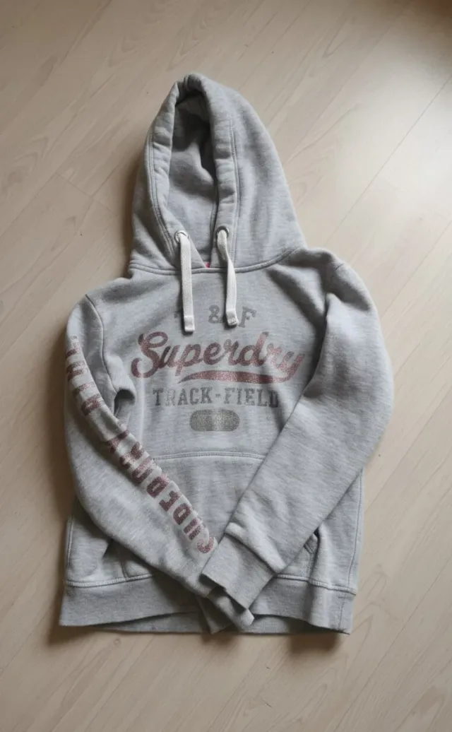 Sudadera Superdry Gris Talla S