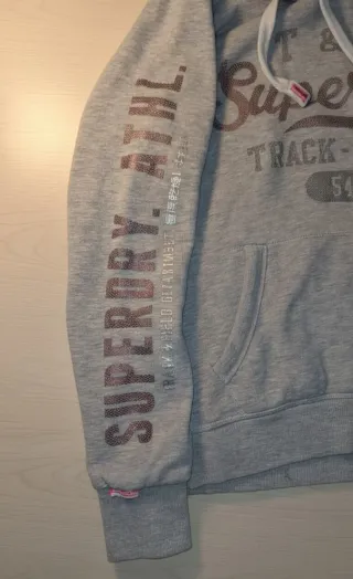 Sudadera Superdry Gris Talla S