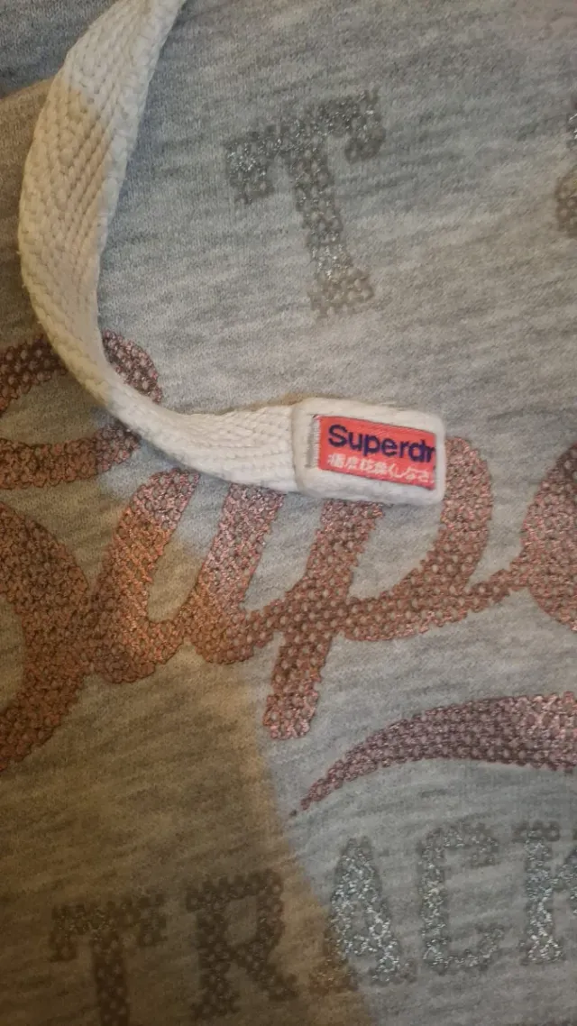 Sudadera Superdry Gris Talla S