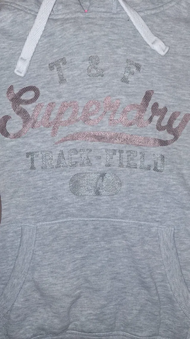 Sudadera Superdry Gris Talla S