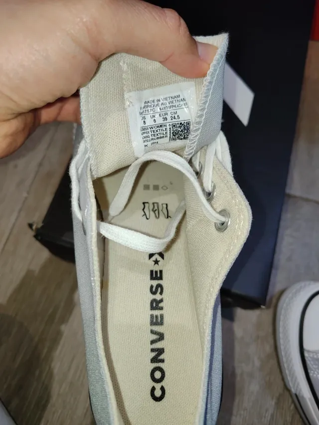 Converse Ctas Lift OX Talla 39 sin estrenar