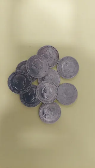 Lote 10 Monedas 10 Céntimos 1959