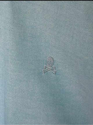 Camisa Scalpers Azul 100% algodon nueva