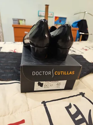 Zapatos Doctor Cutillas Negros Talla 40