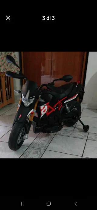 Moto elettrica per bambini Aprilia