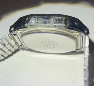 Reloj Casio Digital Camuflaje Correa Plateada