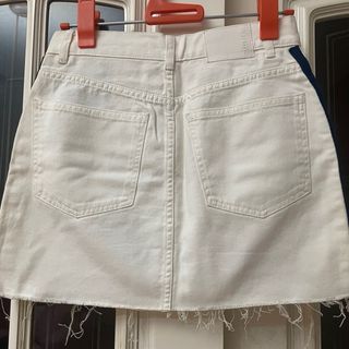 Falda vaquera blanca Pull&Bear Talla S