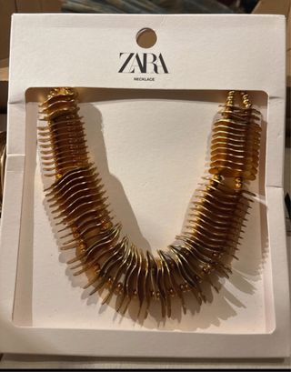 Collar dorado Zara Encarni