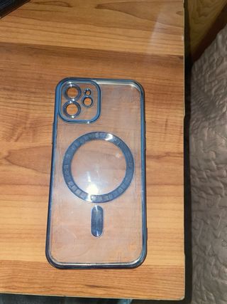 Funda iPhone 12 Guess Rosa Logo