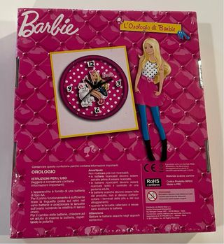 Orologio da parete Barbie con pois