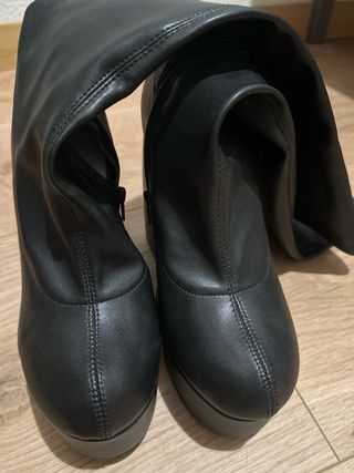 Botas altas Shein plataforma tacón