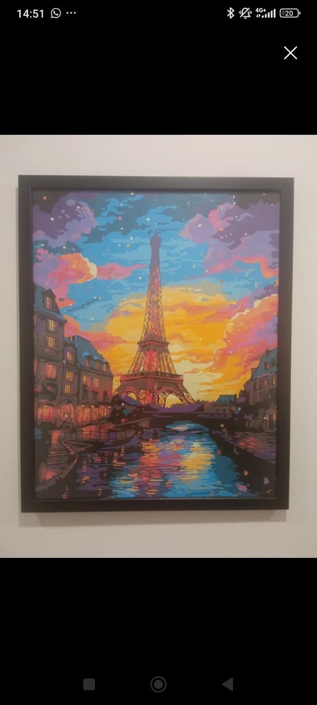 Cuadro Acrílico LMG 40x50cm Torre Eiffel