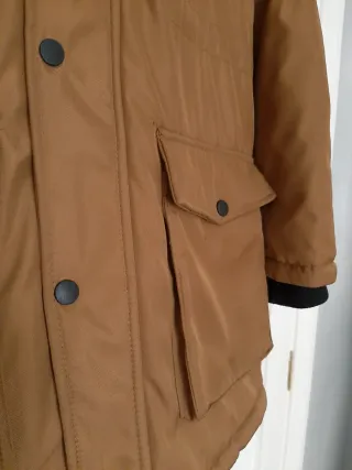 Parka Bershka Hombre Talla XS Marrón