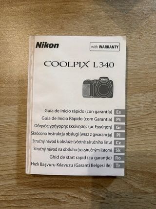 Cámara Nikon Coolpix L340 20.2 MP