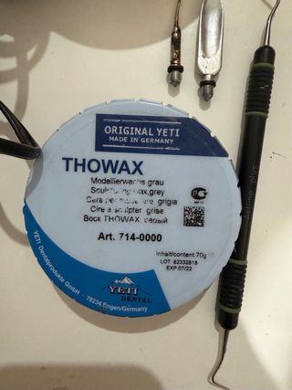 Espátula de cera Renfert para encerados.