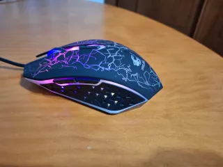 Ratón Gaming Ziyoulang RGB Negro -Perfecto Estado