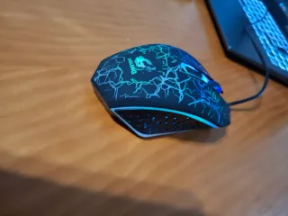 Ratón Gaming Ziyoulang RGB Negro -Perfecto Estado