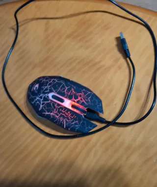 Ratón Gaming Ziyoulang RGB Negro -Perfecto Estado