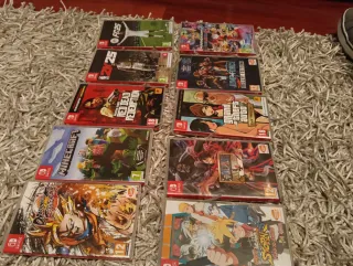 Nintendo Switch + funda+ mandos+ vargador y juegos