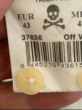 Camisa Scalpers Algodón/Lino Crudo. nueva