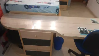 Habitación juvenil completa de madera maciza