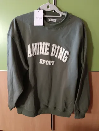 Sudadera Anine Bing verde militar