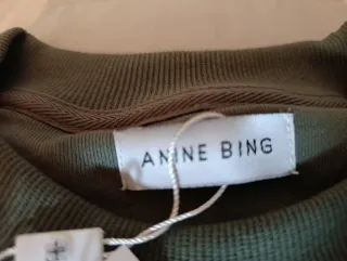 Sudadera Anine Bing verde militar