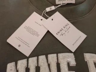 Sudadera Anine Bing verde militar