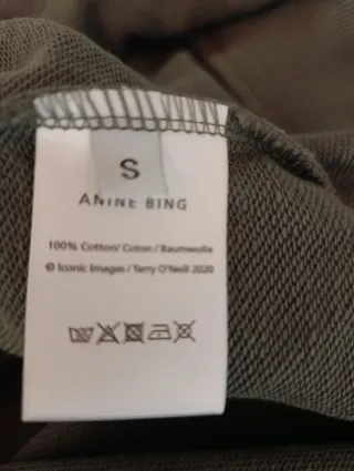 Sudadera Anine Bing verde militar