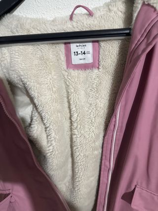 Abrigo rosa Lefties Talla M
