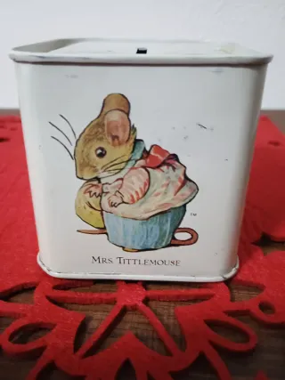 Salvadanaio vintage Mrs Tittlemouse