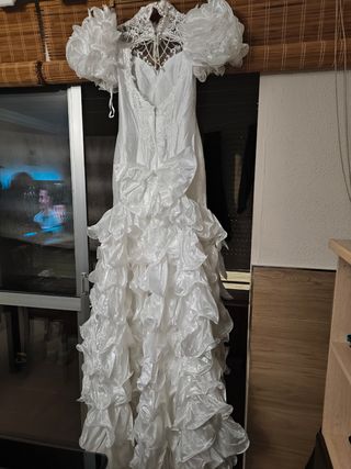 Vestido de Novia Vintage Talla 40