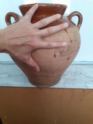 Tinaja de Barro Cocido con Asas