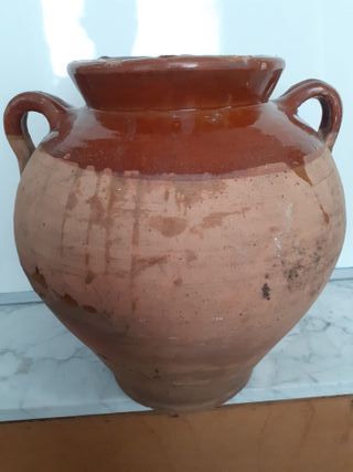 Tinaja de Barro Cocido con Asas