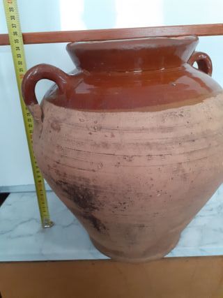 Tinaja de Barro Cocido con Asas