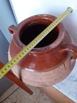 Tinaja de Barro Cocido con Asas