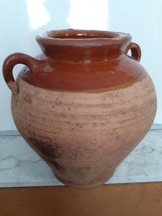 Tinaja de Barro Cocido con Asas