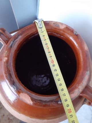 Tinaja de Barro Cocido con Asas