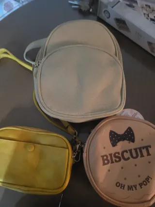 Bolsos Niñas Beige y Amarillo