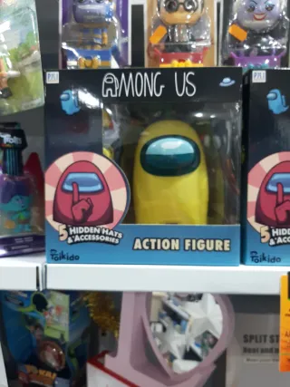 Figura de Acción Among Us Amarilla