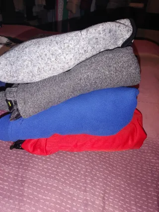 Lote 3 forros polares 8-10 años