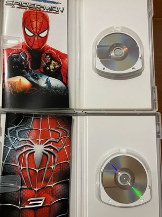Juegos PSP Spider-Man: El Reino de las Sombras y 3