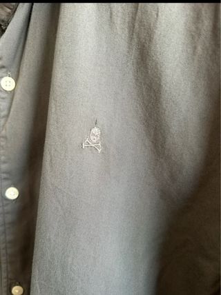 Camisa Scalpers Caqui Algodón Talla L