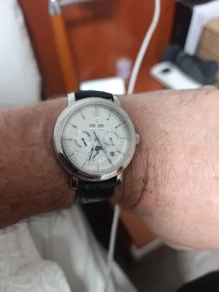 Reloj Vacheron Constantin Negro/Plata