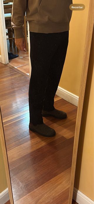 Pantalones Chinos Zara Negros/Grises + Uniqlo